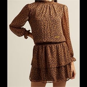 Express Leopard Mini Dress